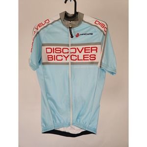 (V) Hincapie Women cycling jersey DISCOVER BICYLCLES sport sz S